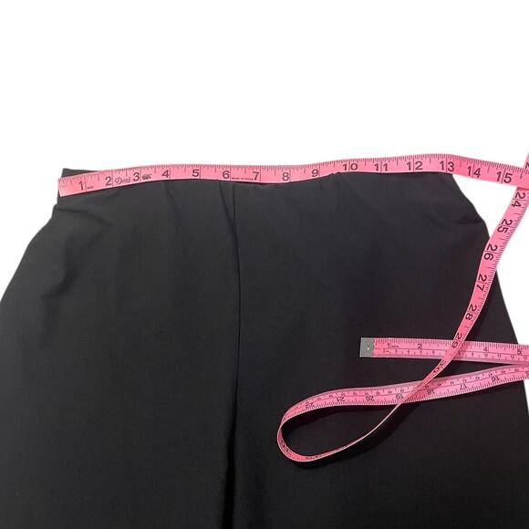 Eileen Fisher Jersey Knit Straight Leg Pants Pull On Black Size Small Minimalist - Picture 7 of 11